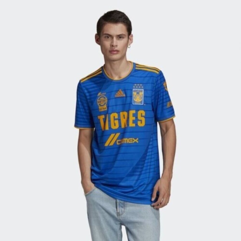 Tigres UANL 2020-21 Away Jersey Shirt Top Medium adidas Soccer Futbol Mexico